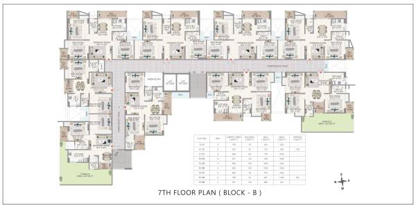  achyut Block B Cluster Plan for 7th Floor