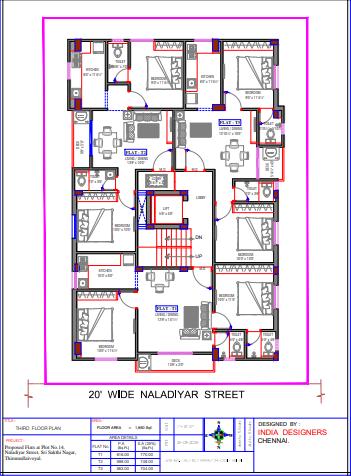  star-flats Star Flats Cluster Plan for 3rd Floor