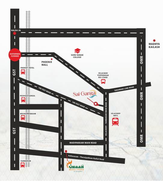  sai-ganga-apartments Location Plan