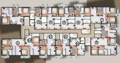  sai-empire-qube Cluster Plan from 1st to 4th Floor