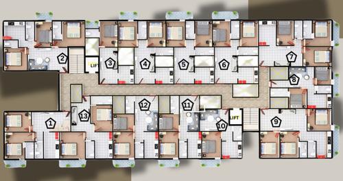  sai-empire-qube Cluster Plan from 1st to 4th Floor