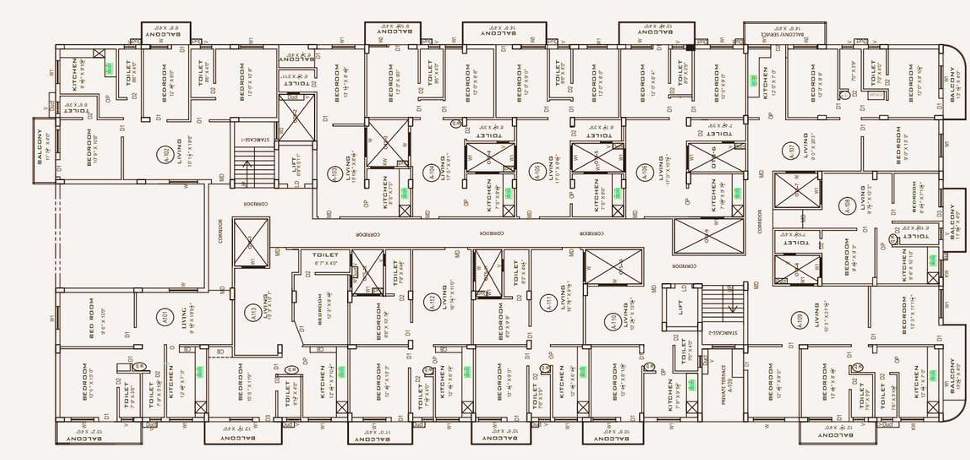  sai empire qube Cluster Plan from 1st to 5th Floor