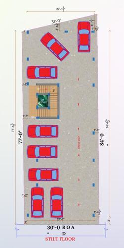  guruvayur-flats Guruvayur Flats Cluster Plan for ground stilt Floor