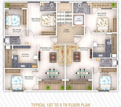 Venkatesh Palace III Cluster Plan venkatesh-palace-iii Venkatesh Palace III Cluster Plan