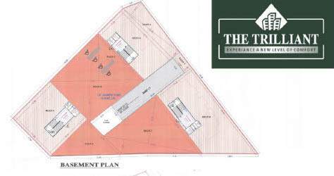  the trilliant Tower A, C Cluster Plan For Basement