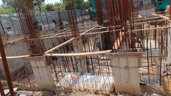 patrakar-heights Block A Construction Status Aug-25