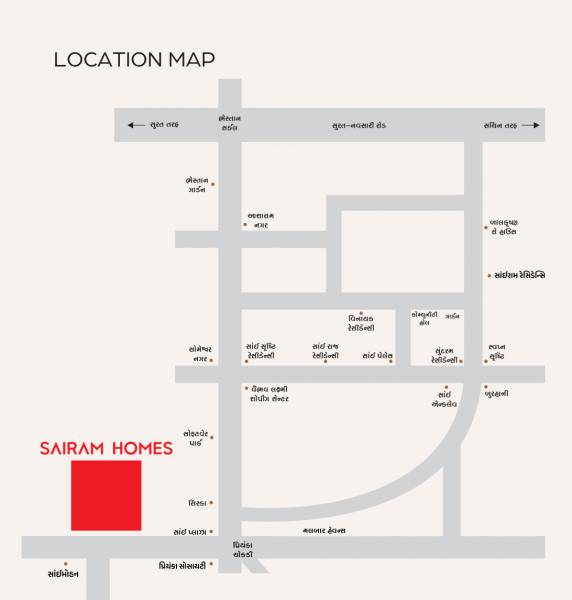  sairam-homes Location Plan