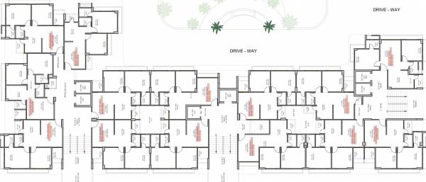  sattva-anyor Cluster Plan from 1st to 9th Floor
