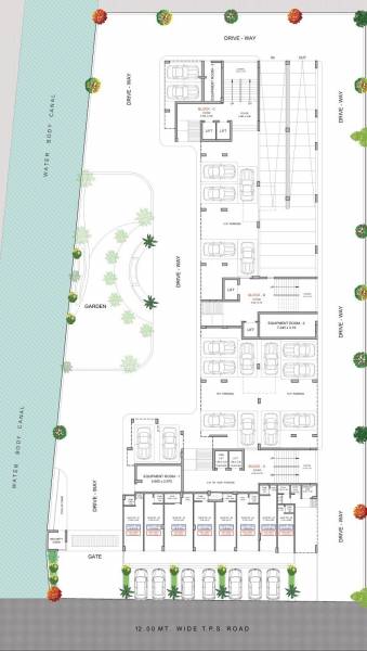  sattva-anyor Cluster Plan Ground Floor
