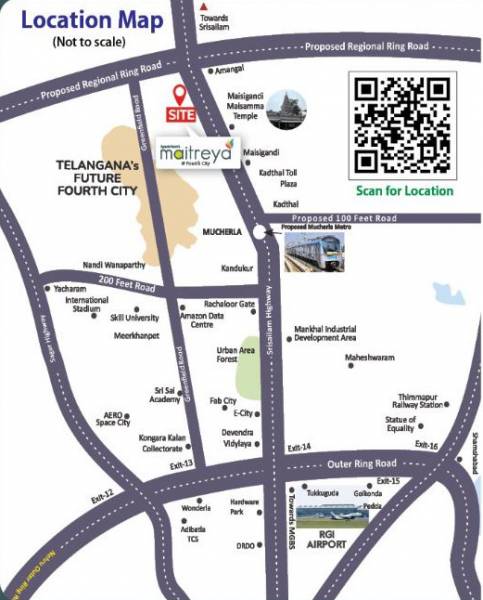  maitreya-fourth-city Location Plan