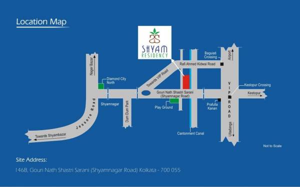  shyam-residency Location Plan