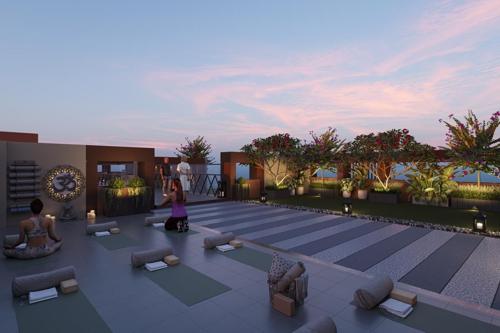  aniket-sky Yoga/ Meditation Area