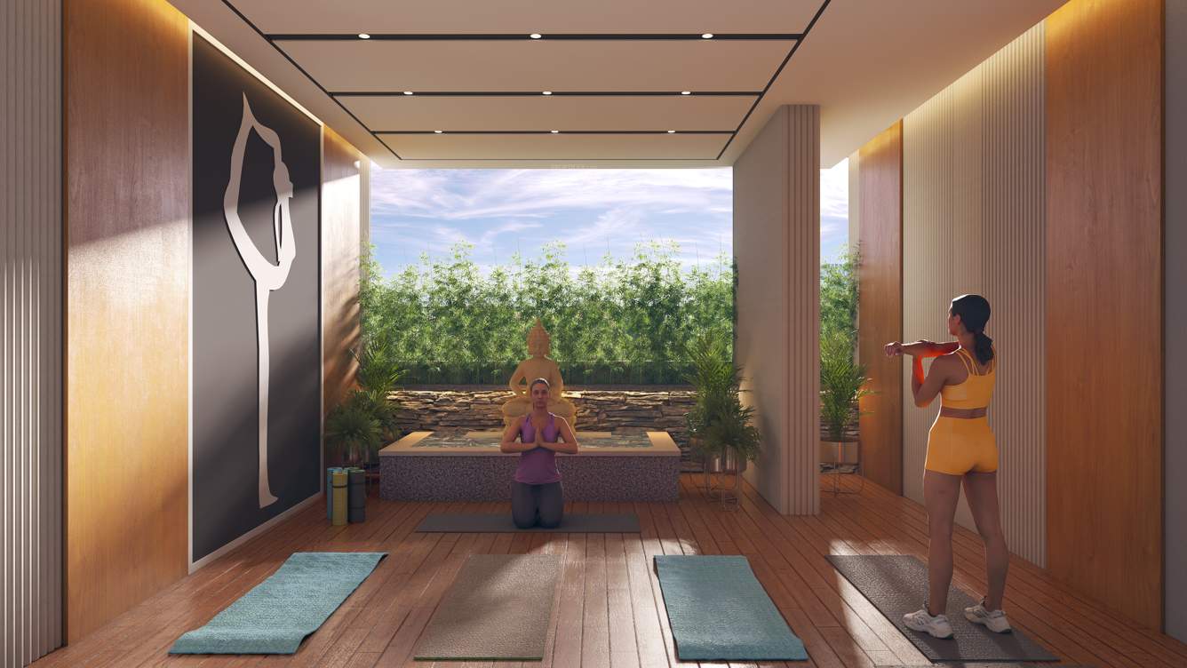  38 avenue Yoga/ Meditation Area