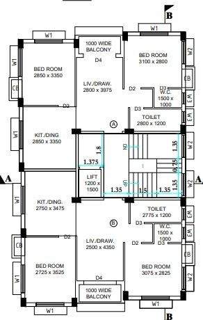  ankita iii Ankita Enterprise Cluster Plan for 1st Floor