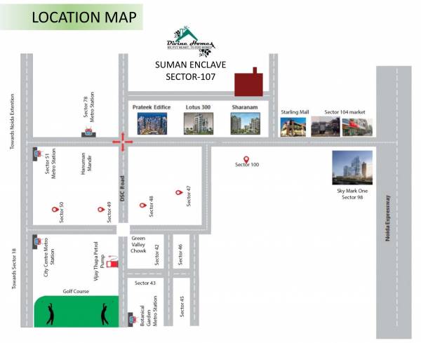  divine-homes Location Plan