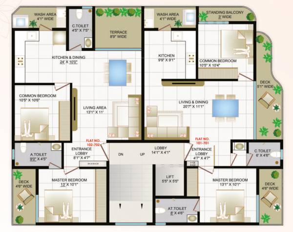 Devanya IX Cluster Plan from 1st to 7th Floor devanya-ix Devanya IX Cluster Plan from 1st to 7th Floor