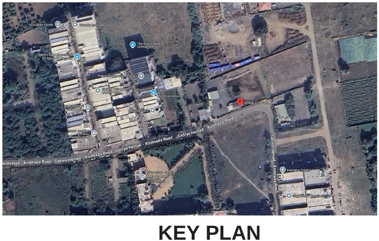 omkar eco park Location Plan