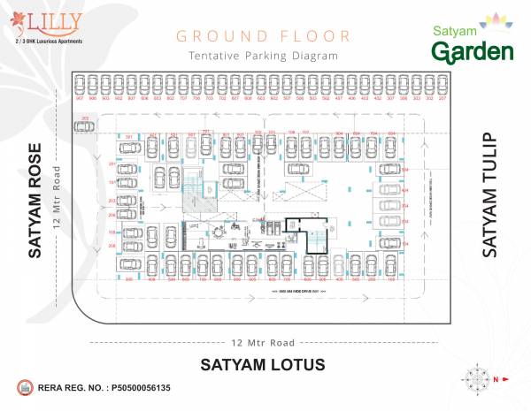  garden Cluster Plan for ground Floor