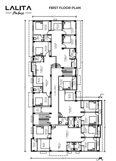  lalita palace Lalita Palace Cluster Plan for 1st Floor