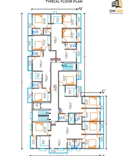 Lalita Palace Cluster Plan from 2nd to 4th Floor lalita-palace Lalita Palace Cluster Plan from 2nd to 4th Floor