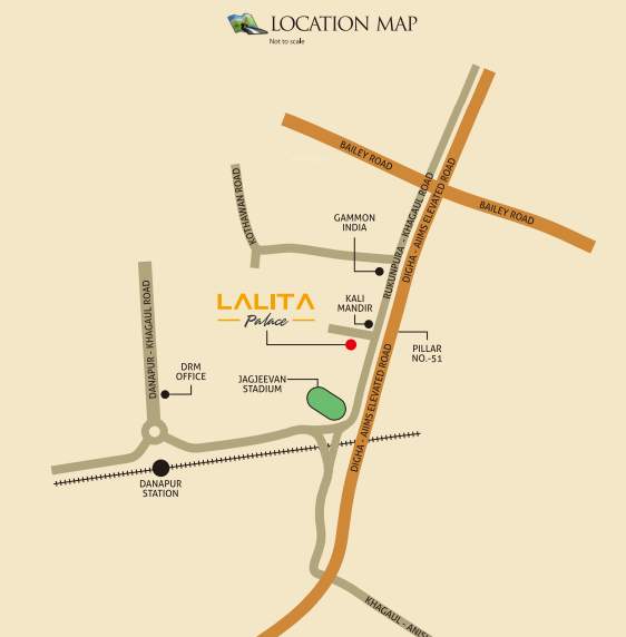  lalita palace Location Plan