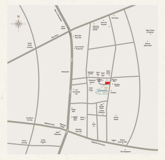  sharnam-villa Location Plan