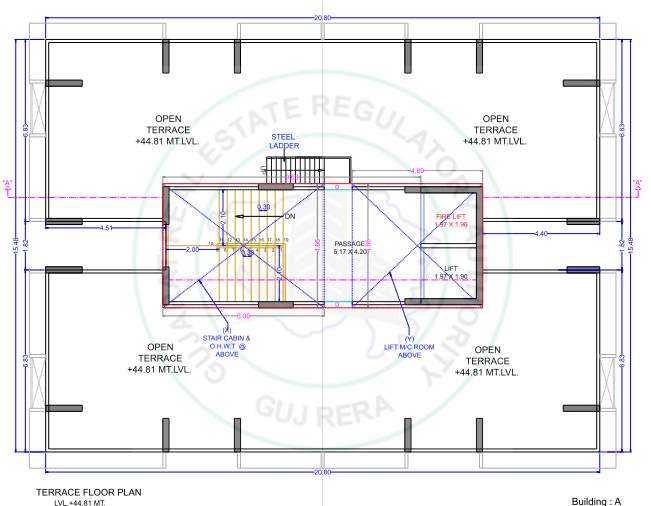 navkar heaven A Cluster Plan for terrace Floor
