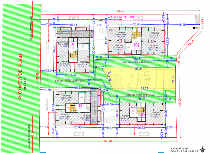 navkar heaven Layout Plan