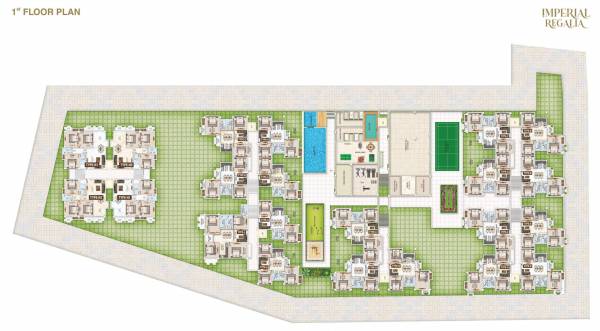  regalia Regalia Tower A, B, C, D Cluster Plan For 1st Floor