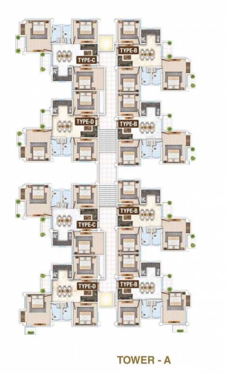 regalia Regalia Tower A Cluster Plan from 2nd to 7th Floor