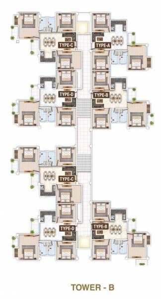  regalia Regalia Tower B Cluster Plan from 2nd to 7th Floor