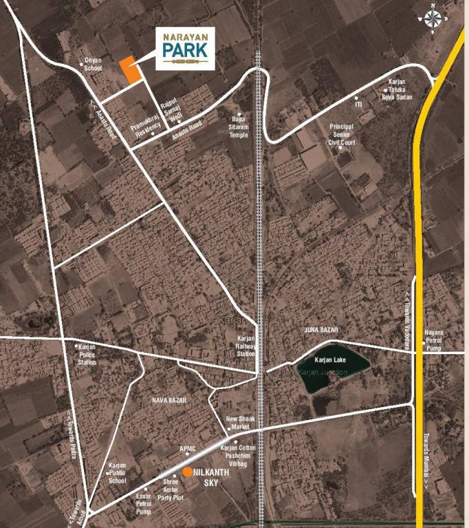 narayan park Location Plan