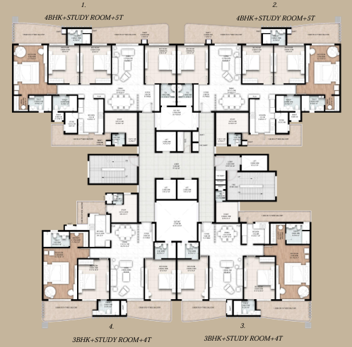  aspire-centurian-park Cluster Plan