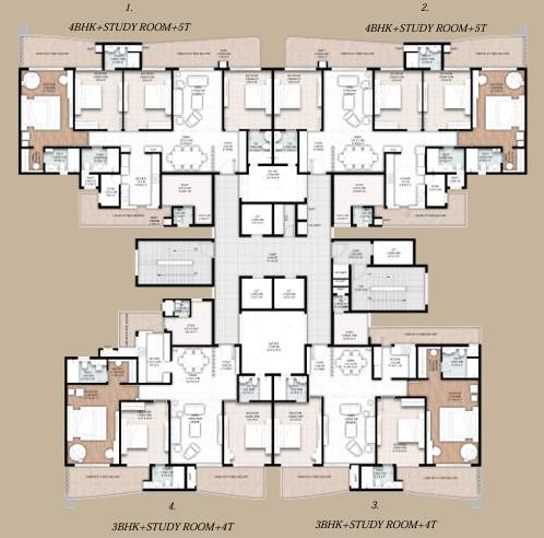  aspire centurian park Cluster Plan