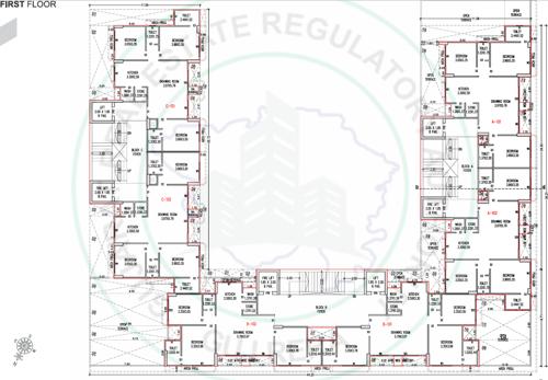  sarvopari Tower A B C Cluster Plan for 1st Floor