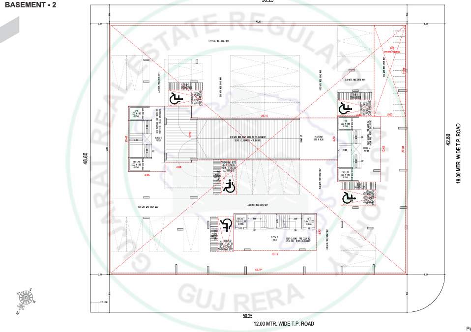  sarvopari Tower A B C Cluster Plan for basement 2 Floor