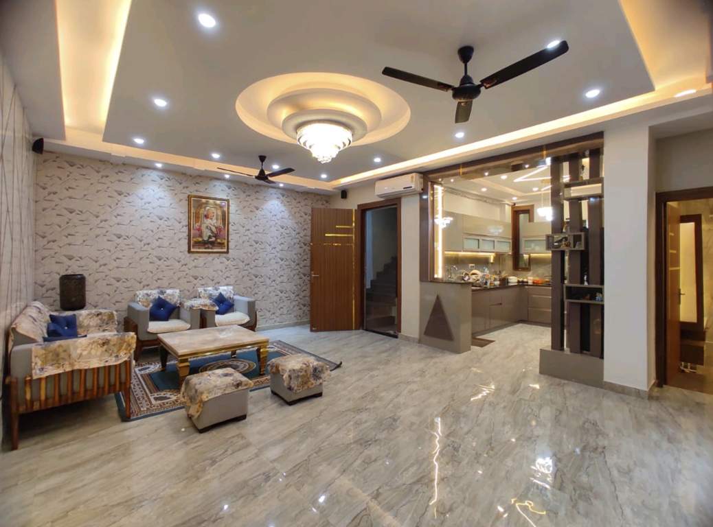 homes 4 bhk super ultra luxury builder floors Living Area