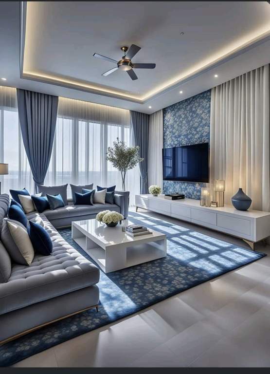 homes 4 bhk super ultra luxury builder floors Living Area