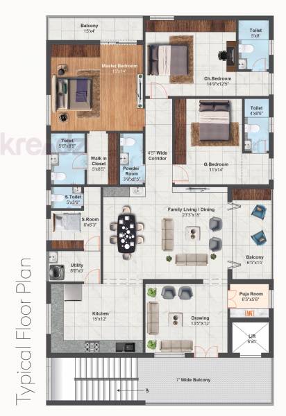  param-heights Param Heights Cluster Plan from 1st to 5th Floor