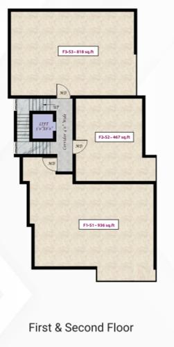  pink-calcite Pink Calcite Cluster Plan from 1st to 2nd Floor