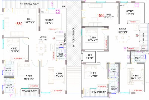  arunodaya-residency Cluster Plan
