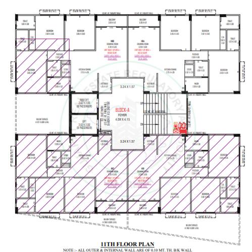  sarjan-lake-view Sarjan Lake View Cluster Plan for 11th Floor