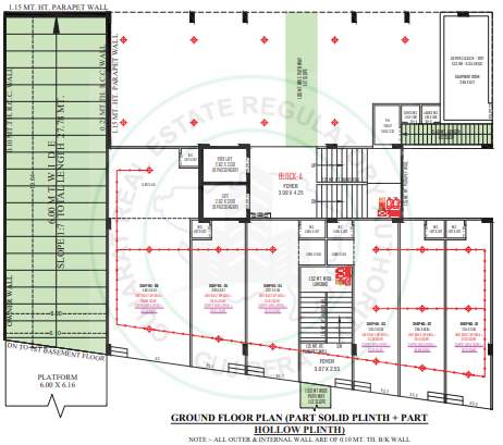  sarjan lake view Sarjan Lake View Cluster Plan for ground Floor