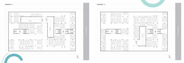  orchid Block A & B Cluster Plan for Basement 1 & Basement 2 Floor