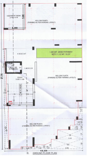  shalin-abode Tower A Cluster Plan for ground Floor