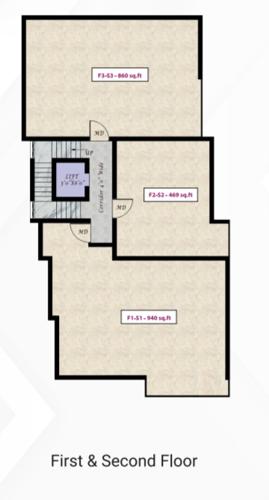  pink-sapphire Pink Sapphire Cluster Plan from 1st to 2nd Floor