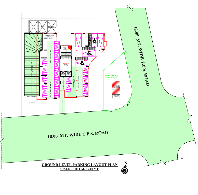  eiffel tower Tower A Cluster Plan for ground Floor