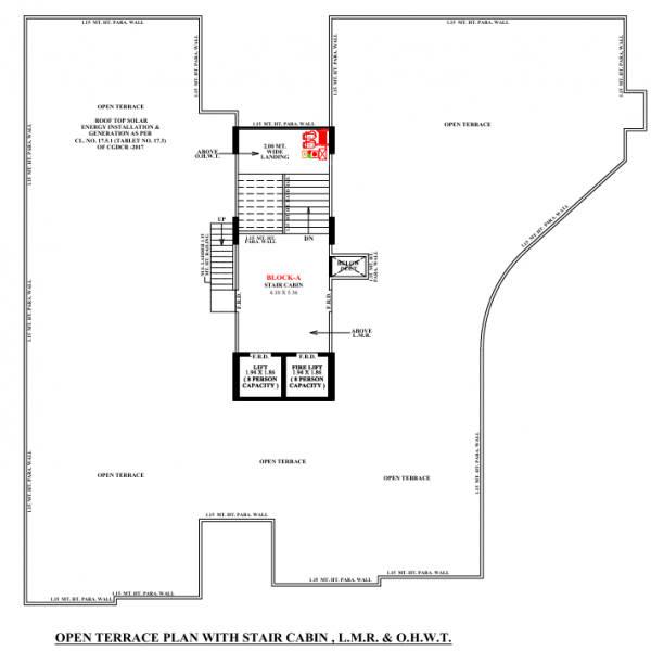  eiffel-tower Tower A Cluster Plan for terrace Floor