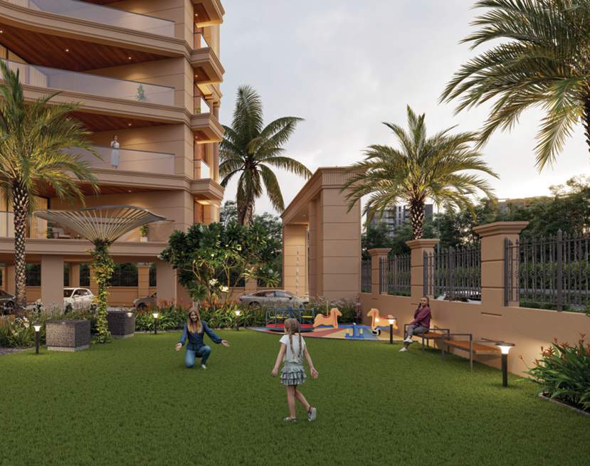  eiffel tower Landscape Garden and Tree Planting