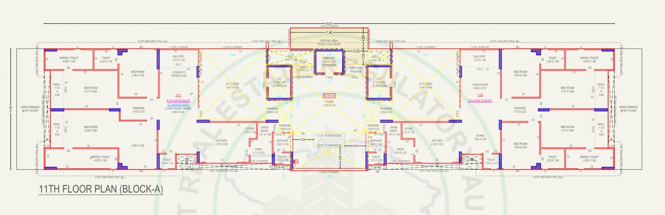  the one Block A Cluster Plan for 11th Floor